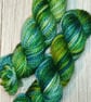 Sea Grass 100g Hand dyed Chunky Yarn
