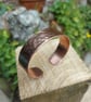 Handcrafted Copper bangle with a hammered finish  - Image 3