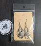 Earrings spider skull  - Image 3