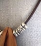 Upcycled Wood Pendant Necklace with Natural Bark Inlay Reclaimed Wood Jewellery - Image 6