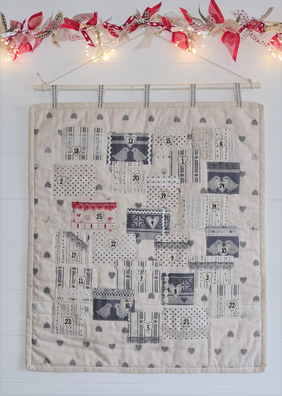 Cream & Grey Scandi Advent Calendar