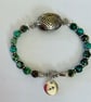 December Sagittarius birthday charm bracelet featuring turquoise beads - Image 4