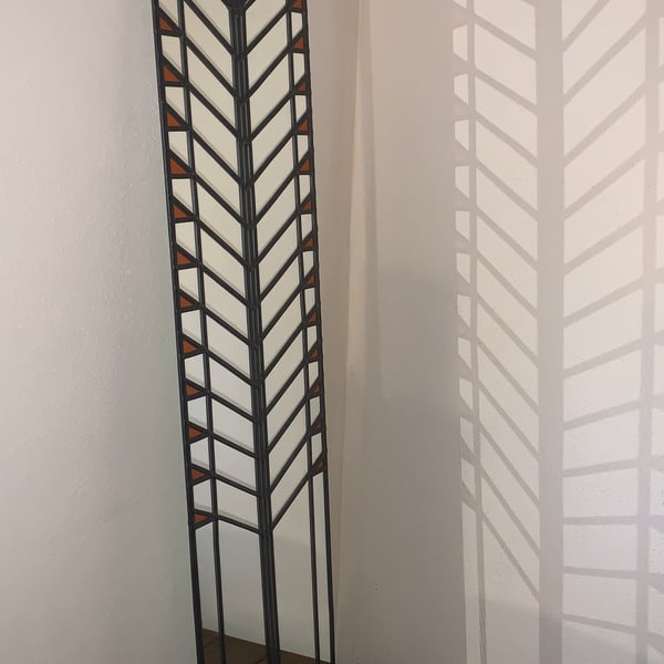 Art deco-art nouveau mirror.