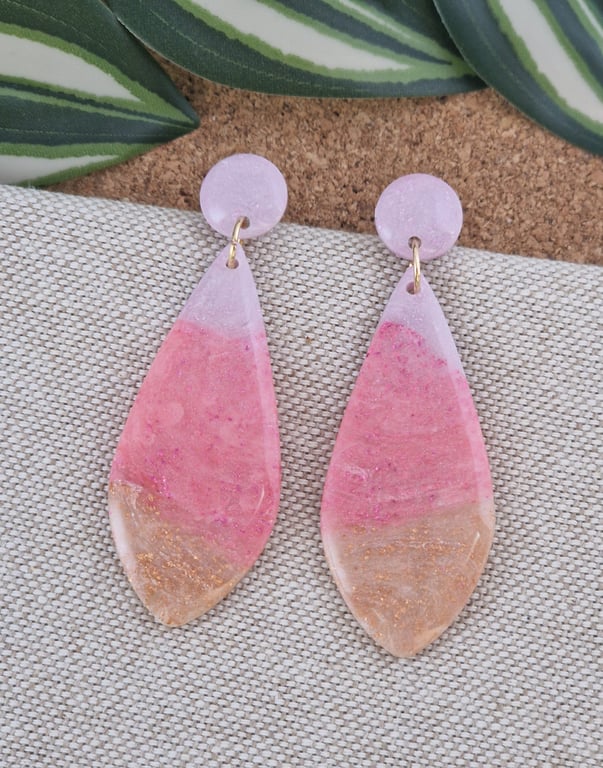 Polymer Clay Earrings: Pretty Pastels