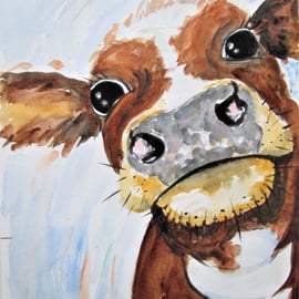 Bessy Cow Original Painting