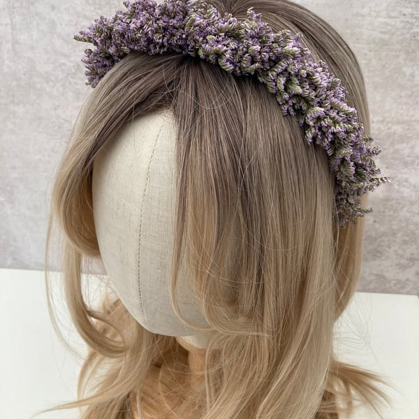 Dried Flower Crown, ideal for weddings or festivals