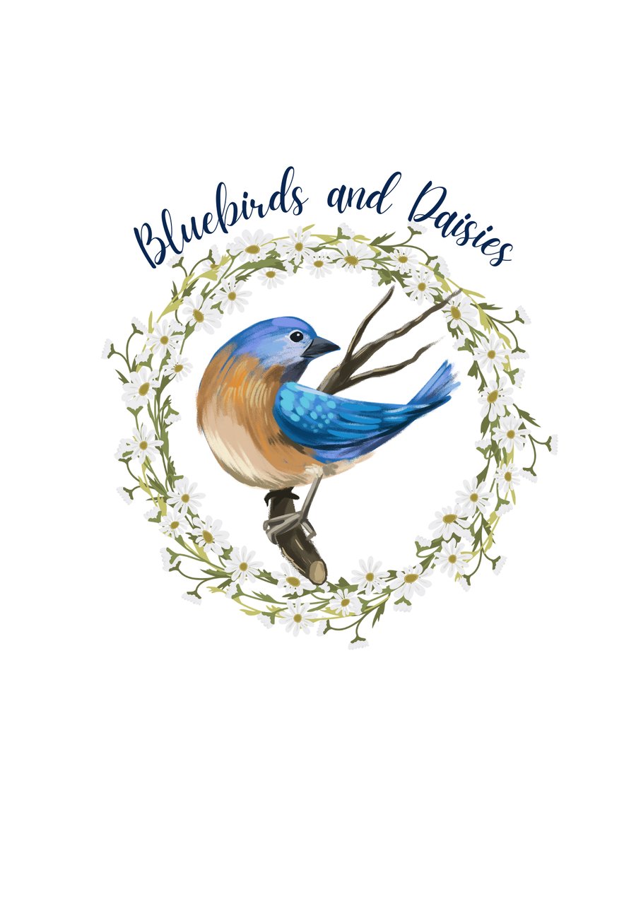 Bluebirds and Daisies