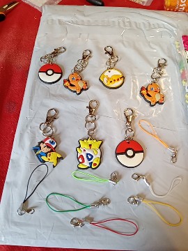 Pokémon Keyring phone charm