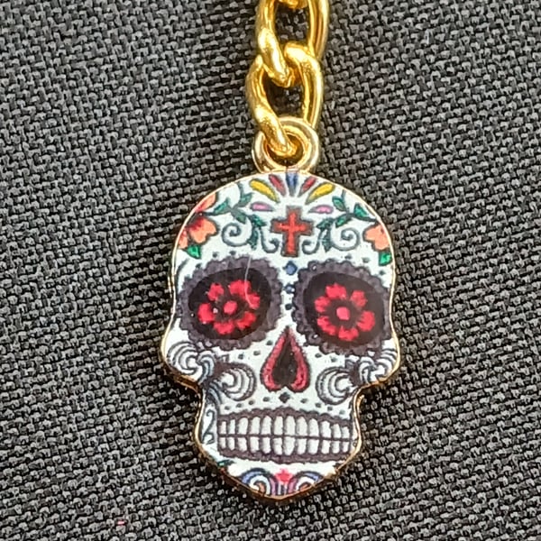 Skull keyring 