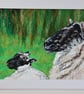 Fermanagh Sheep and Lamb Painting