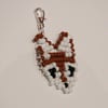 Fox Seed Bead Keyring