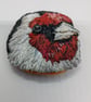 Hand Embroidered Goldfinch Brooch - Image 2