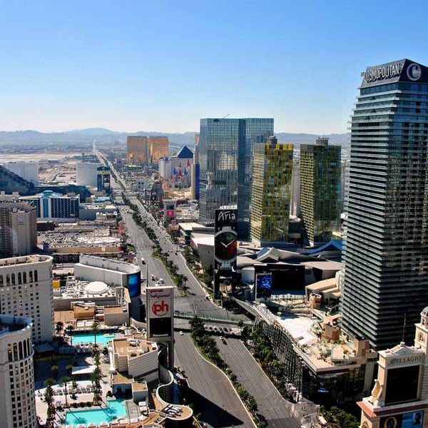 Las Vegas Strip Skyline Cityscape America USA Photograph Print