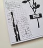 Framable Art Greeting Card - Monochrome Botanical - Image 2