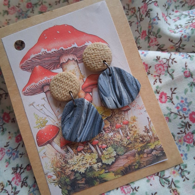 CLEARANCE! polymer clay earrings handmade- reduced-no 7