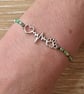 Paw Print & Heart Lifeline Stacker Bracelet,Dog Lover Gift (STK-0003)