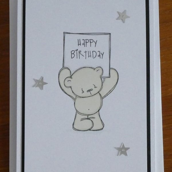 Bear Happy Birthday Card