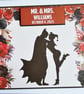 Batman and Harley Quinn wedding guest book, superheroes wedding book - Image 1