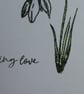 Sending Love Card - Snowdrop - Image 7