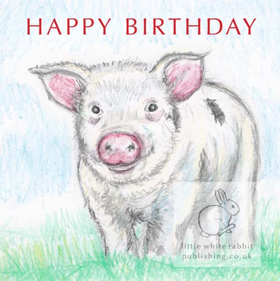 Piggy - Birthday Card