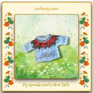 Pip Squeaks and Cotton Tails Grey and Orange Yoked Jumper