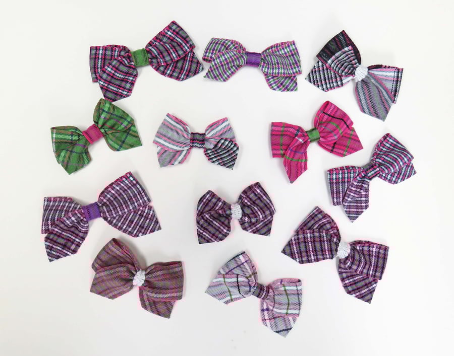 Hair Bows on Alligator Clips 