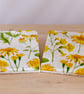 Marble 'Spring Flowers' Coasters - Image 1