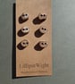 Set of six flat driftwood disk buttons - Image 4