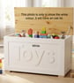 Personalised Toy Box Handmade With Soft Close Choice, Storage, Oak Lid - Image 10