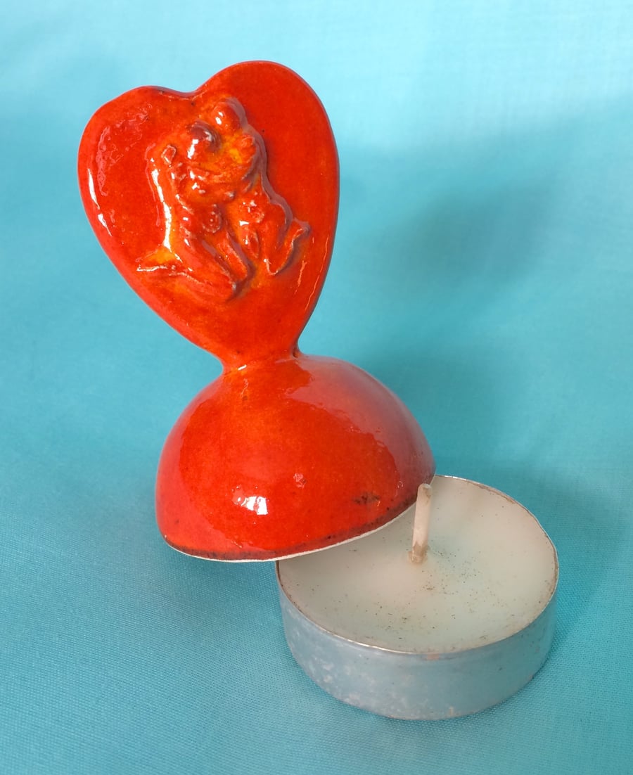 Love Heart Candle Snuffer Ornament