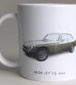 MGB GT V8 1975 (Green) - 11oz Ceramic Mug - Single, Pair or Set of Four - Image 3