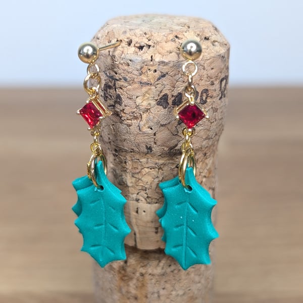  Christmas tree stud earrings