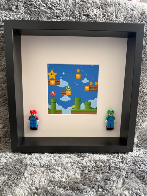 Two Plumbers Themed Brick Frame