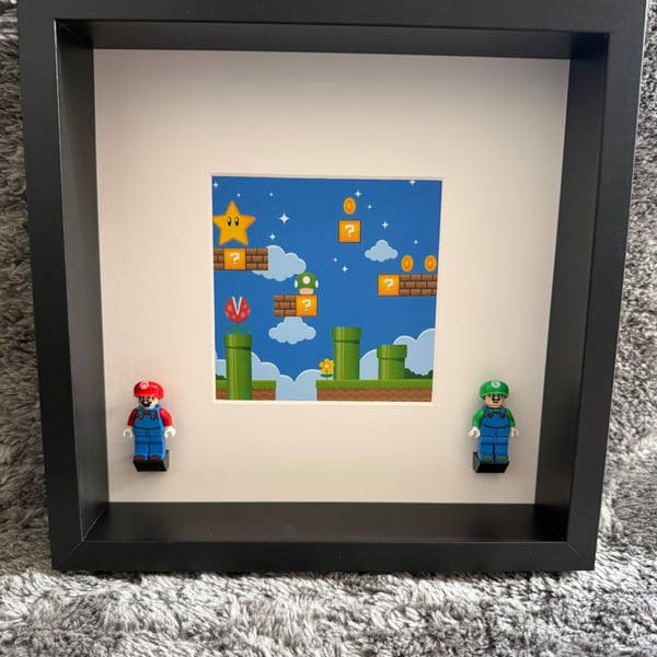 Two Plumbers Themed Brick Frame