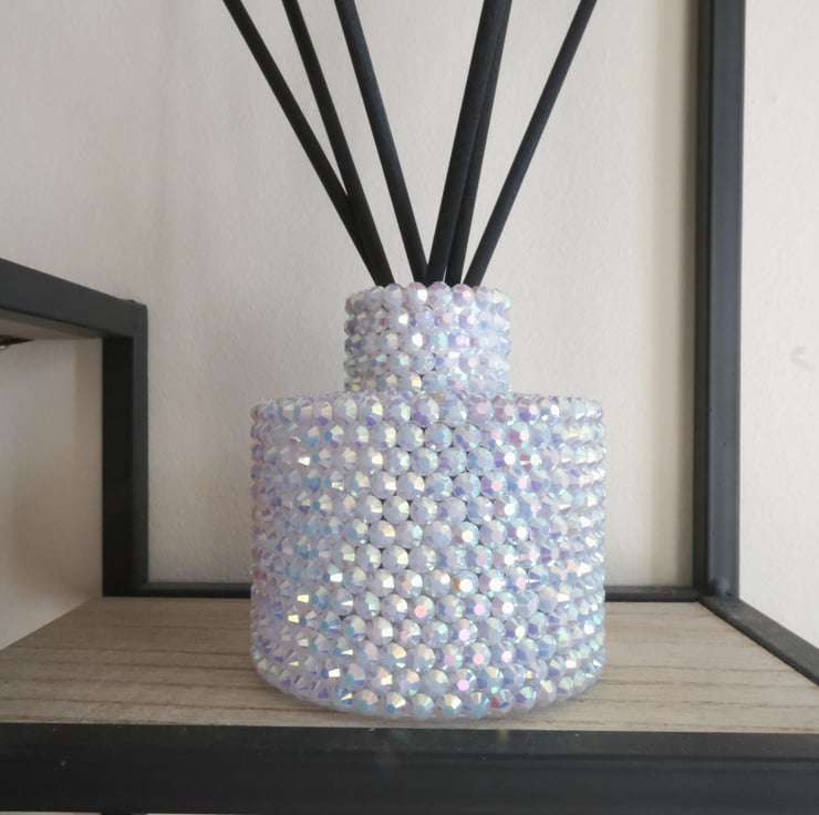 Rhinestone Glass Reed Diffuser - Folksy