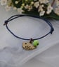 Friendship Bracelet-Navy with copper bird  - Image 2