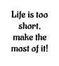 Life is too short...CUT & FOLD Book Folding Pattern - EMAILED PDF PATTERN - Image 4