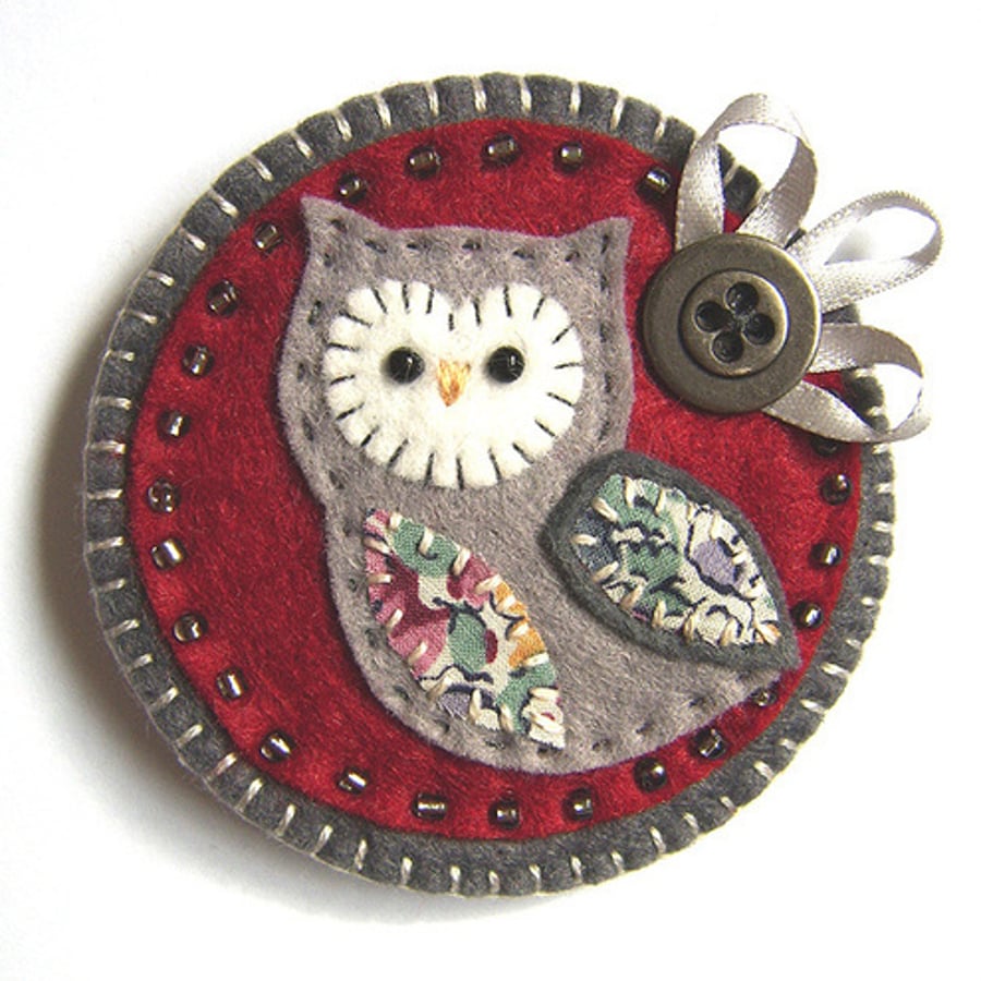 Owl Brooch
