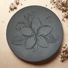 Floral Engraved Coaster - Ornament