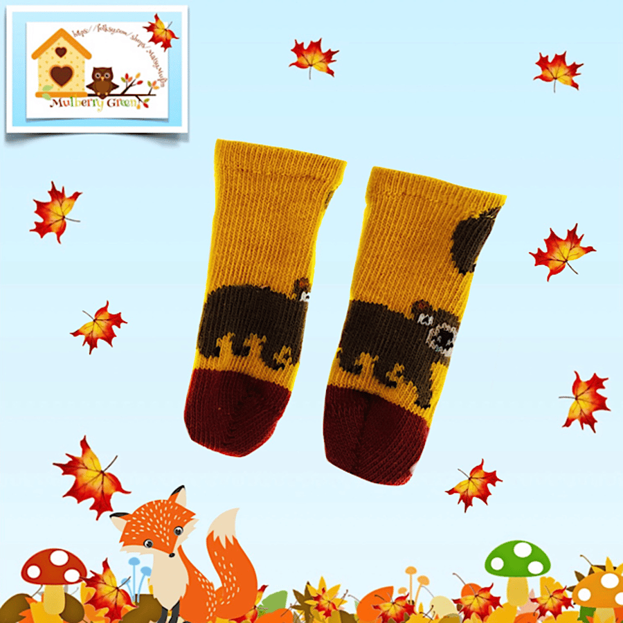 Reserved for Connor - Little Bear Socks 