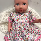 Baby Doll Pink Ditzy Dress