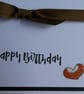 Birthday Card - Mouse on a Conker  - Image 9