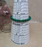 "grow" green howlite stretch  affirmation bracelet  - Image 8