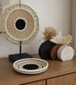Neutral Fibre Art, Macrame Basket & Reclaimed Wood Vase Home Decor Collection