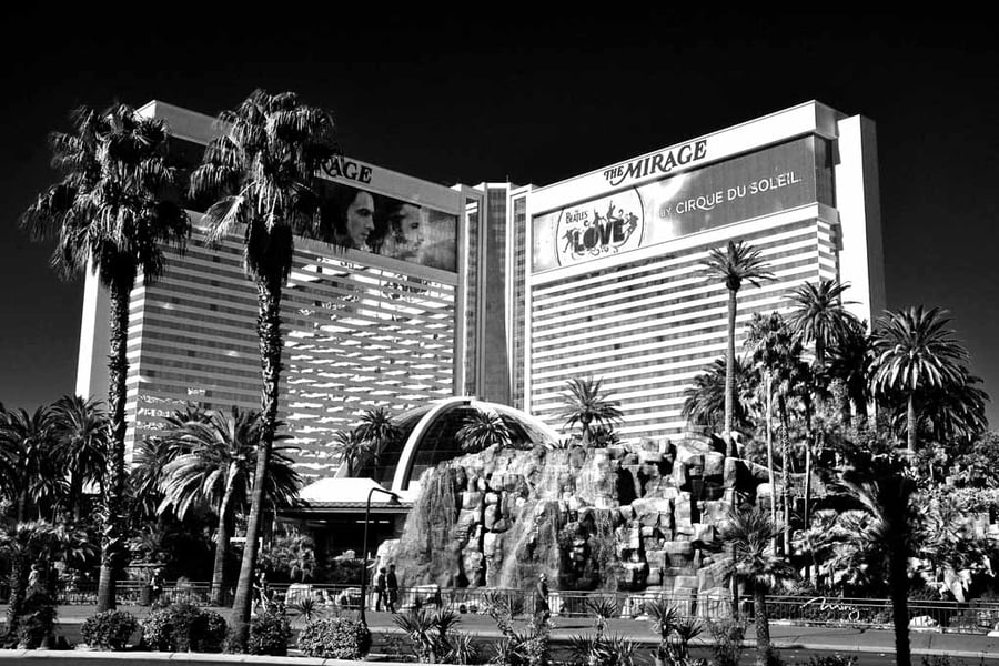 Mirage Hotel Las Vegas America Photograph Print