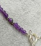 Amethyst and Rain Flower Agate Necklace - Image 3