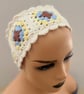 Granny Square Cotton Headband – Handmade & Joyfully Colourful - Image 3
