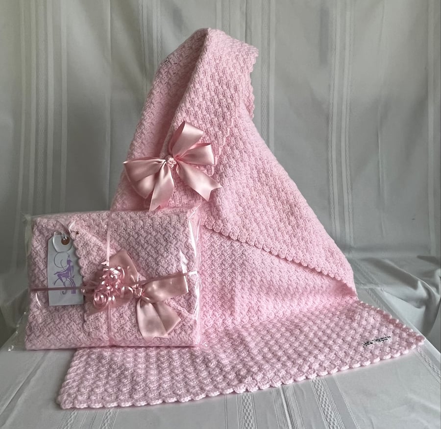 Handmade Crochet Baby Blanket 