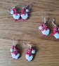 Cute Christmas Gnome Gonk Dangle Earrings - Image 4