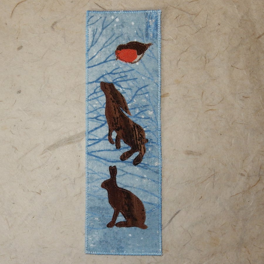 Bookmark hares and robin